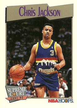 #461 Chris Jackson - Denver Nuggets - 1991-92 Hoops Basketball