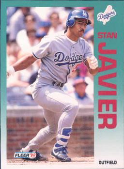#461 Stan Javier - Los Angeles Dodgers - 1992 Fleer Baseball