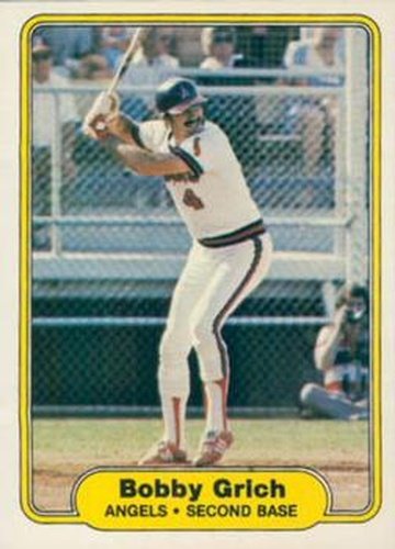 #461 Bobby Grich - California Angels - 1982 Fleer Baseball