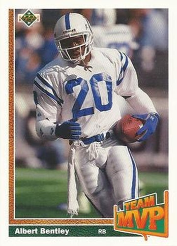#461 Albert Bentley - Indianapolis Colts - 1991 Upper Deck Football