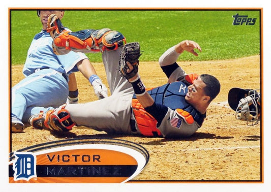 #461 Victor Martinez - Detroit Tigers - 2012 Topps Baseball