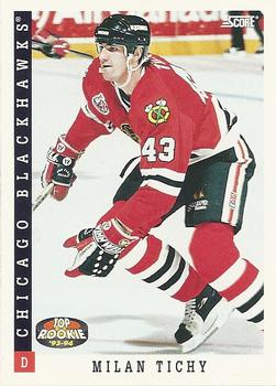 #461 Milan Tichy - Chicago Blackhawks - 1993-94 Score Canadian Hockey