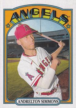 #461 Andrelton Simmons - Los Angeles Angels - 2021 Topps Heritage Baseball