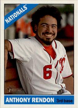 #461 Anthony Rendon - Washington Nationals - 2015 Topps Heritage Baseball