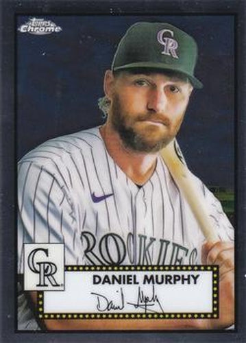 #461 Daniel Murphy - Colorado Rockies - 2021 Topps Chrome Platinum Anniversary Baseball