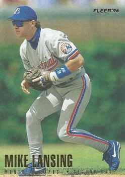 #461 Mike Lansing - Montreal Expos - 1996 Fleer Baseball