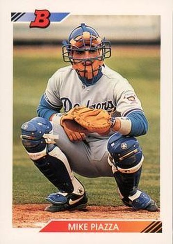 #461 Mike Piazza - Los Angeles Dodgers - 1992 Bowman Baseball