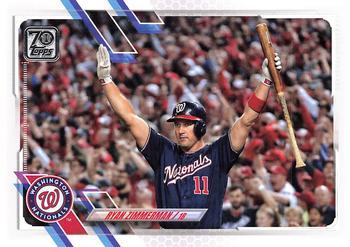 #461 Ryan Zimmerman - Washington Nationals - 2021 Topps Baseball