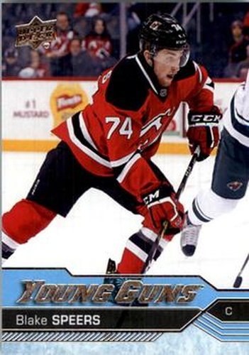 #461 Blake Speers - New Jersey Devils - 2016-17 Upper Deck Hockey