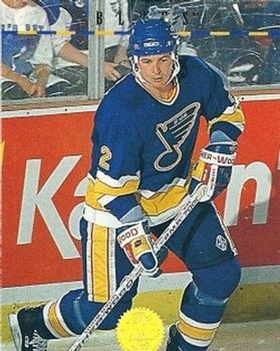 #461 Al MacInnis - St. Louis Blues - 1994-95 Leaf Hockey