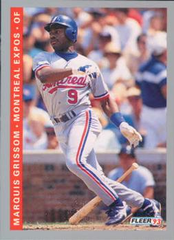 #461 Marquis Grissom - Montreal Expos - 1993 Fleer Baseball