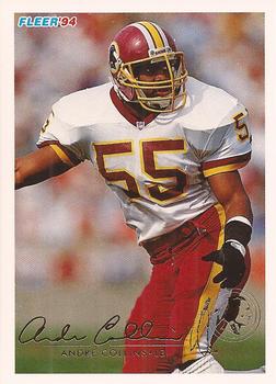 #461 Andre Collins - Washington Redskins - 1994 Fleer Football