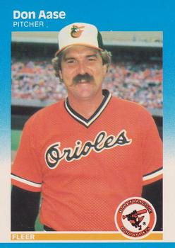 #461 Don Aase - Baltimore Orioles - 1987 Fleer Baseball