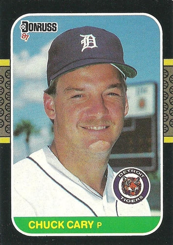 #461 Chuck Cary - Detroit Tigers - 1987 Donruss Baseball