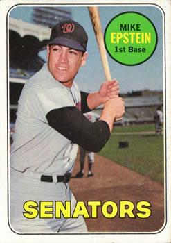 #461a Mike Epstein - Washington Senators - 1969 Topps Baseball