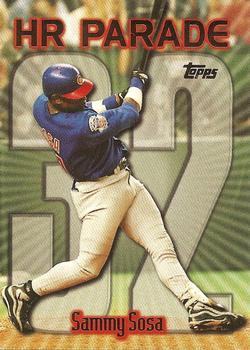 #461af Sammy Sosa - VAR: HR 32 - Chicago Cubs - 1999 Topps Baseball