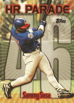 #461at Sammy Sosa - VAR: HR 46 - Chicago Cubs - 1999 Topps Baseball