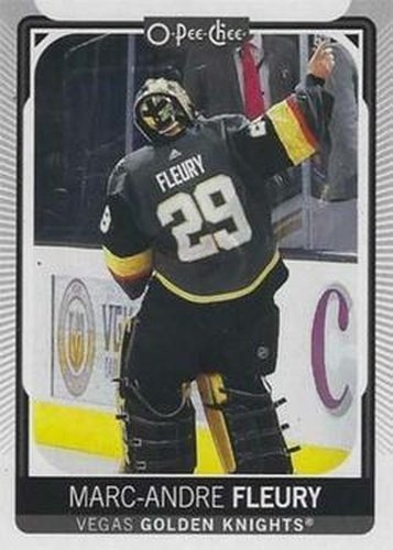#461b Marc-Andre Fleury - Pre/Post Game - Vegas Golden Knights - 2021-22 O-Pee-Chee Hockey