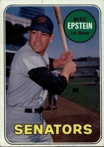 #461b Mike Epstein - Washington Senators - 1969 Topps Baseball