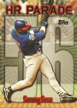 #461bd Sammy Sosa - VAR: HR 56 - Chicago Cubs - 1999 Topps Baseball