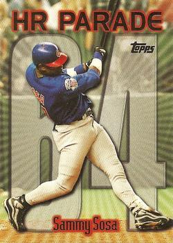#461bl Sammy Sosa - VAR: HR 64 - Chicago Cubs - 1999 Topps Baseball