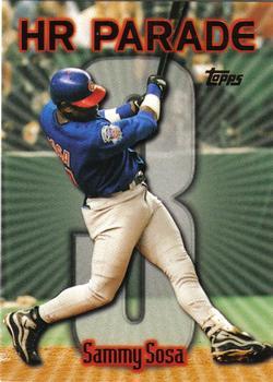 #461c Sammy Sosa - VAR: HR 3 - Chicago Cubs - 1999 Topps Baseball