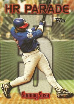 #461e Sammy Sosa - VAR: HR 5 - Chicago Cubs - 1999 Topps Baseball