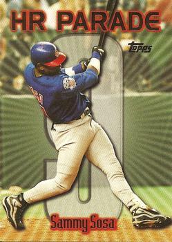 #461i Sammy Sosa - VAR: HR 9 - Chicago Cubs - 1999 Topps Baseball