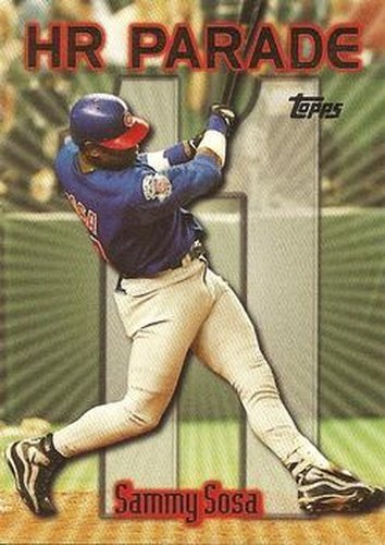 #461k Sammy Sosa - VAR: HR 11 - Chicago Cubs - 1999 Topps Baseball