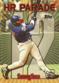 #461l Sammy Sosa - VAR: HR 12 - Chicago Cubs - 1999 Topps Baseball