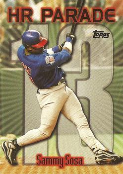 #461m Sammy Sosa - VAR: HR 13 - Chicago Cubs - 1999 Topps Baseball