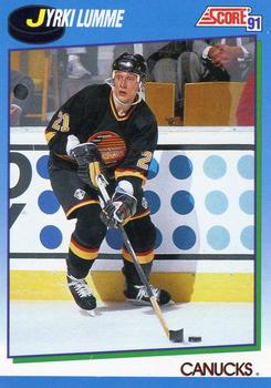 #462 Jyrki Lumme - Vancouver Canucks - 1991-92 Score Canadian Hockey