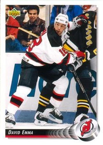 #462 David Emma - New Jersey Devils - 1992-93 Upper Deck Hockey