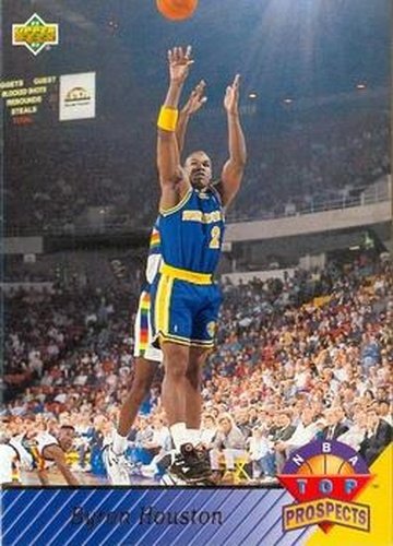 #462 Byron Houston - Golden State Warriors - 1992-93 Upper Deck Basketball