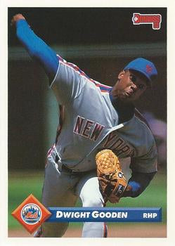 #462 Dwight Gooden - New York Mets - 1993 Donruss Baseball