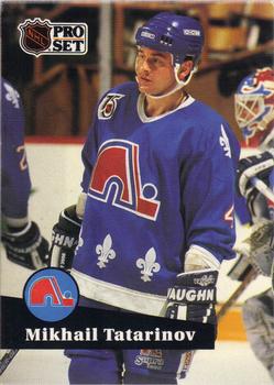 #462 Mikhail Tatarinov - 1991-92 Pro Set Hockey