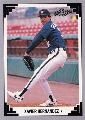 #462 Xavier Hernandez - Houston Astros - 1991 Leaf Baseball