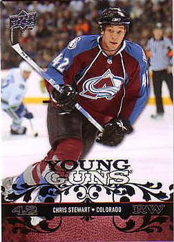 #462 Chris Stewart - Colorado Avalanche - 2008-09 Upper Deck Hockey