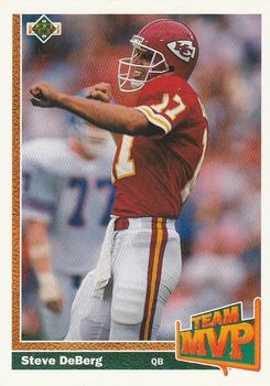 #462 Steve DeBerg - Kansas City Chiefs - 1991 Upper Deck Football