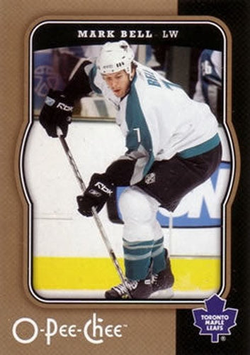 #462 Mark Bell - Toronto Maple Leafs - 2007-08 O-Pee-Chee Hockey