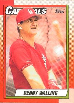 #462 Denny Walling - St. Louis Cardinals - 1990 O-Pee-Chee Baseball