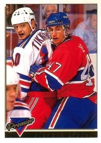 #462 Stephan Lebeau - Montreal Canadiens - 1993-94 O-Pee-Chee Premier Hockey - Gold