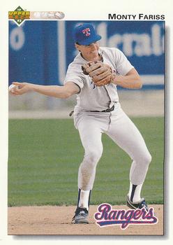 #462 Monty Fariss - Texas Rangers - 1992 Upper Deck Baseball