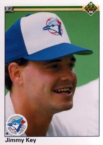 #462 Jimmy Key - Toronto Blue Jays - 1990 Upper Deck Baseball