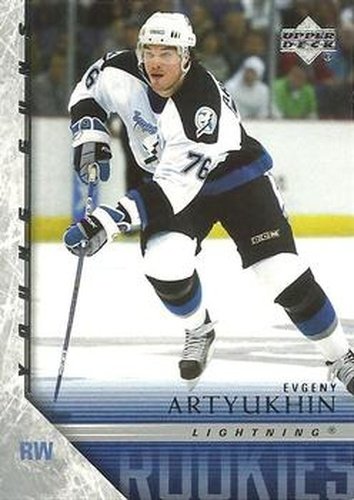 #462 Evgeny Artyukhin - Tampa Bay Lightning - 2005-06 Upper Deck Hockey
