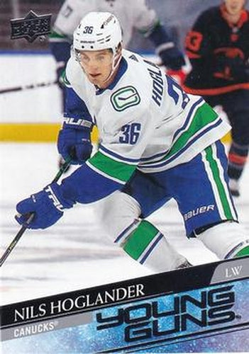 #462 Nils Hoglander - Vancouver Canucks - 2020-21 Upper Deck Hockey