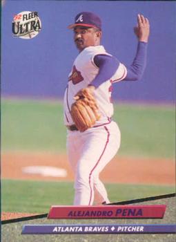 #462 Alejandro Pena - Atlanta Braves - 1992 Ultra Baseball