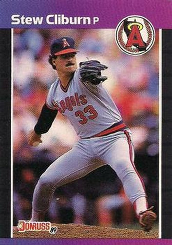 #462 Stew Cliburn - California Angels - 1989 Donruss Baseball
