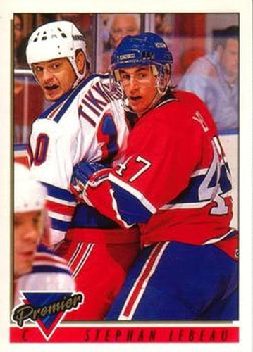 #462 Stephan Lebeau - Montreal Canadiens - 1993-94 O-Pee-Chee Premier Hockey