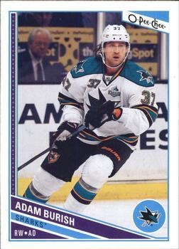 #462 Adam Burish - San Jose Sharks - 2013-14 O-Pee-Chee Hockey